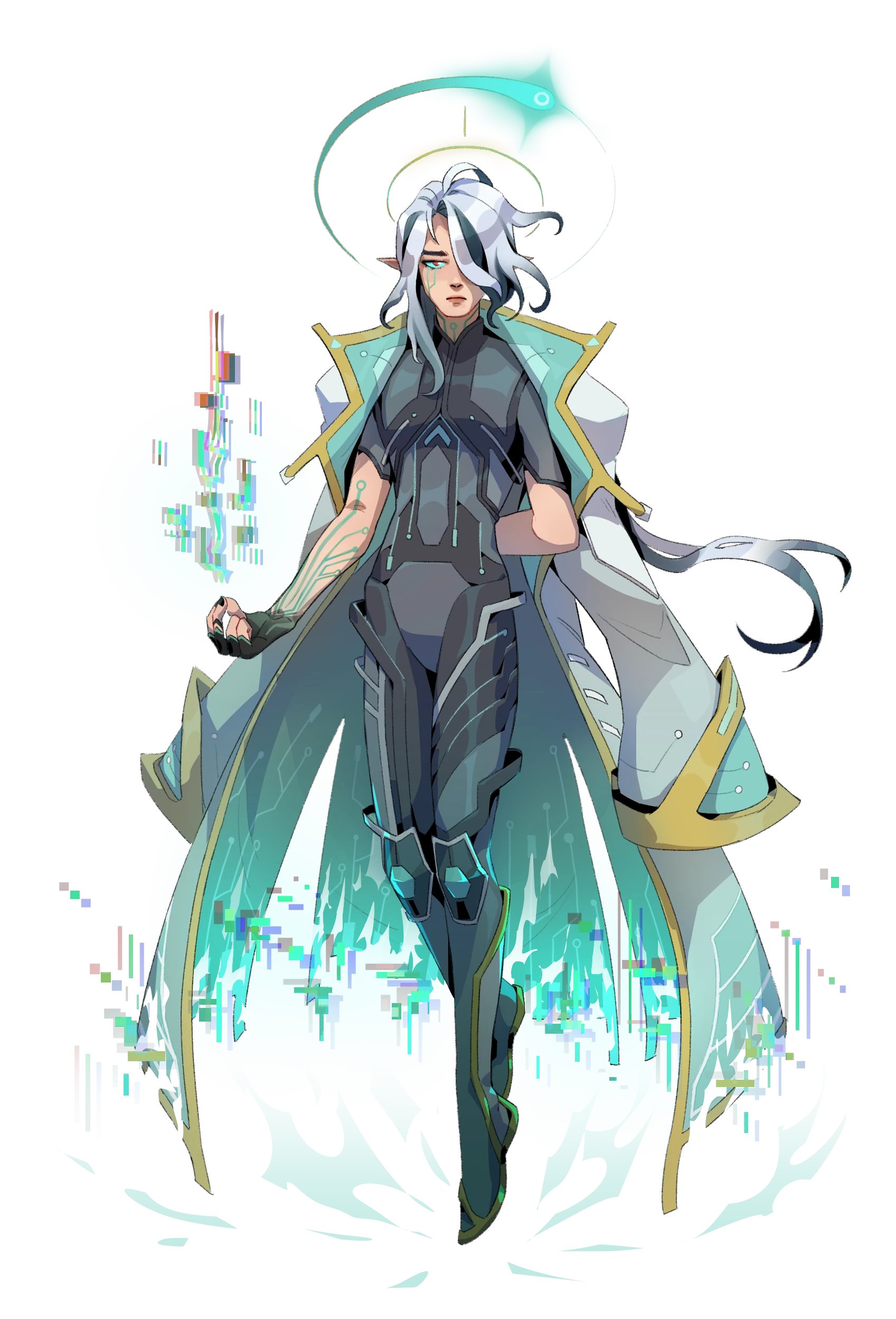 Illustration plein pied du personnage
